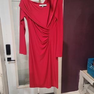 ANNE KLEIN long sleeve dress
